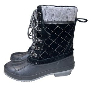 Khombu Women’s Winter Waterproof Boot Davenport Size 9 M Black